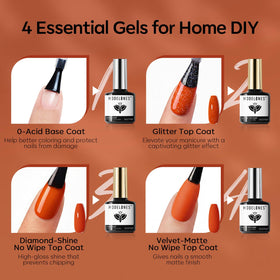 modelones gel polish swatches on nails