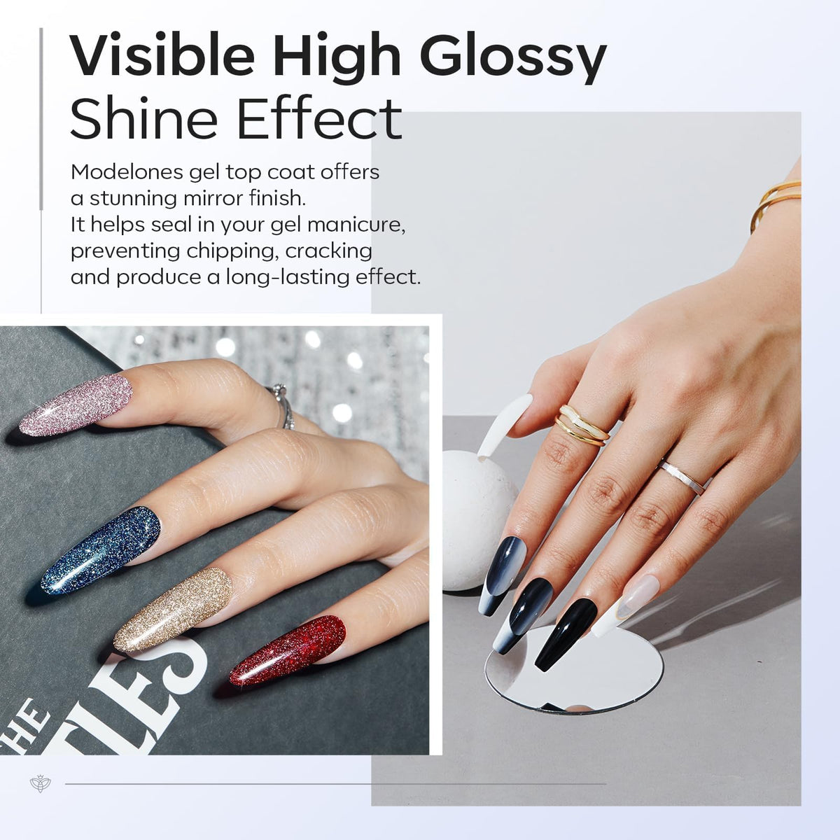 modelones Gel Top Coat Set packaging details