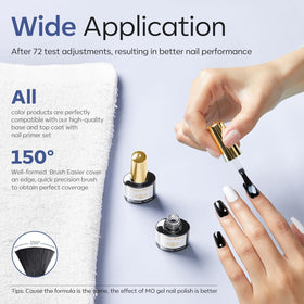 modelones Gel Top Coat texture on nail
