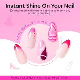 modelones Hot Pink Gel Nail Polish bottle
