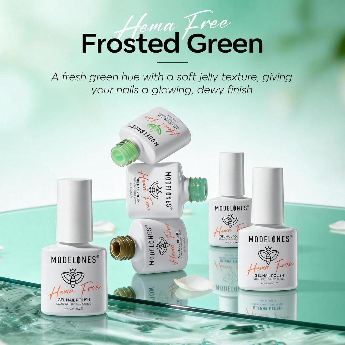modelones Jelly Gel Nail Polish application process