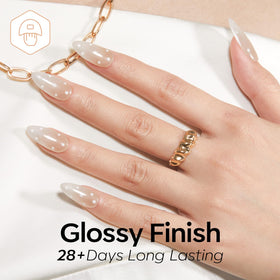 modelones Jelly Gel Nail Polish swatches on nails