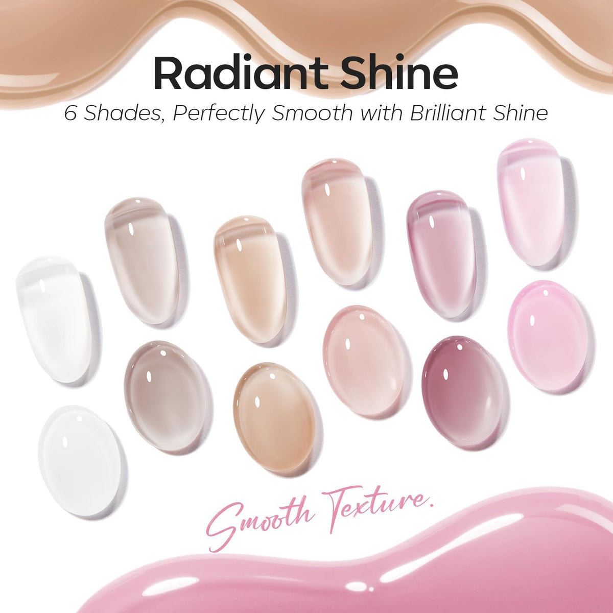 modelones jelly gel polish in trendy jelly colours