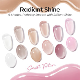 modelones jelly gel polish in trendy jelly colours