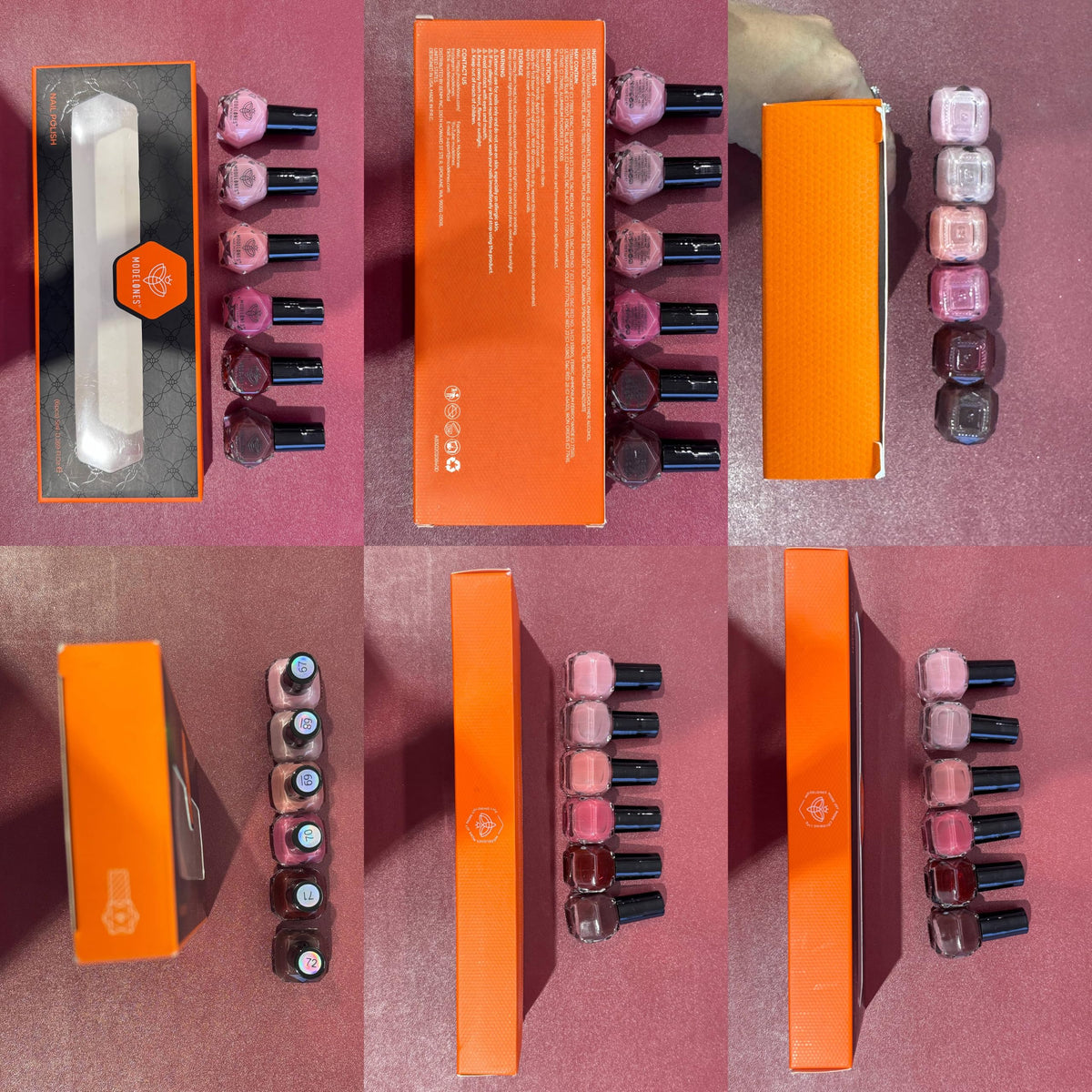 modelones Jelly Nail Polish Set on a vanity table