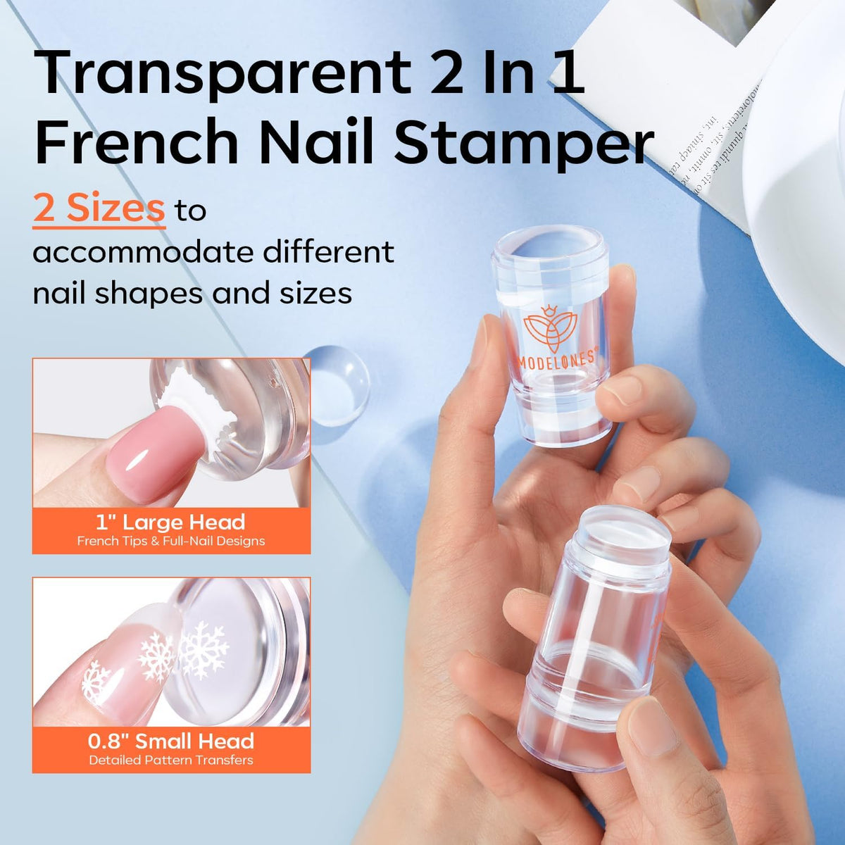 modelones jelly stamper with large and small replacement heads