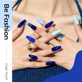 modelones Light Turquoise Gel Nail Polish bottle side view