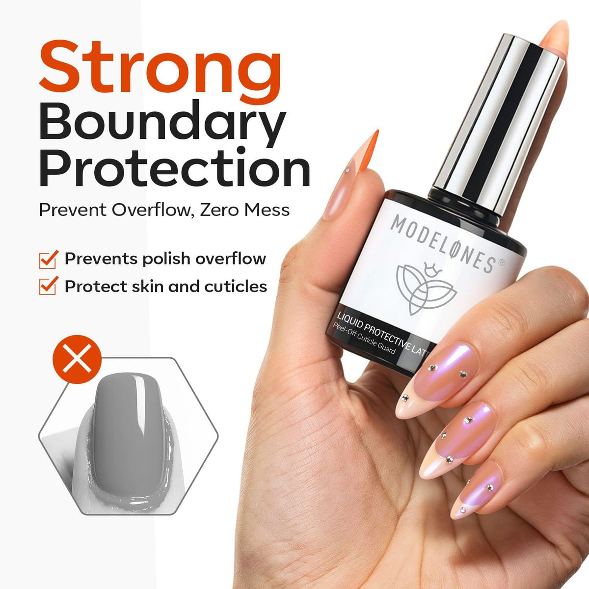 modelones Liquid Latex applicator tip close-up