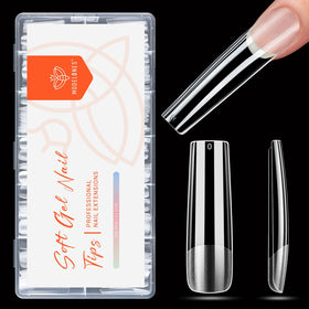Modelones Long Square Nail Tips XXL front view