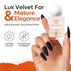 modelones Matte Top Coat Nail Polish 15ml bottle with cap