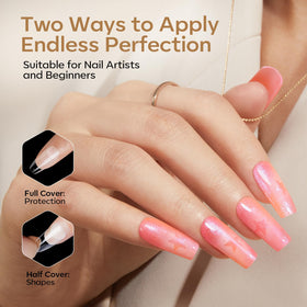 Modelones Medium Square Nail Tips laid out on a table