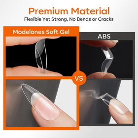 modelones Medium Stiletto Nail Tips 360pcs assorted sizes
