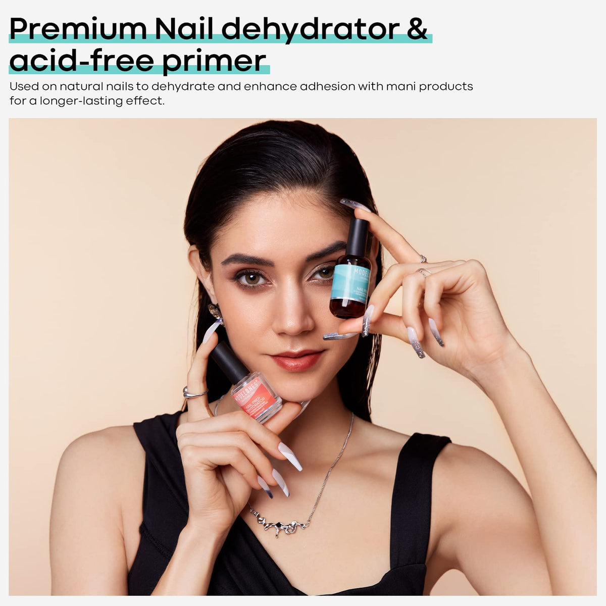 modelones Nail Dehydrator application on nails