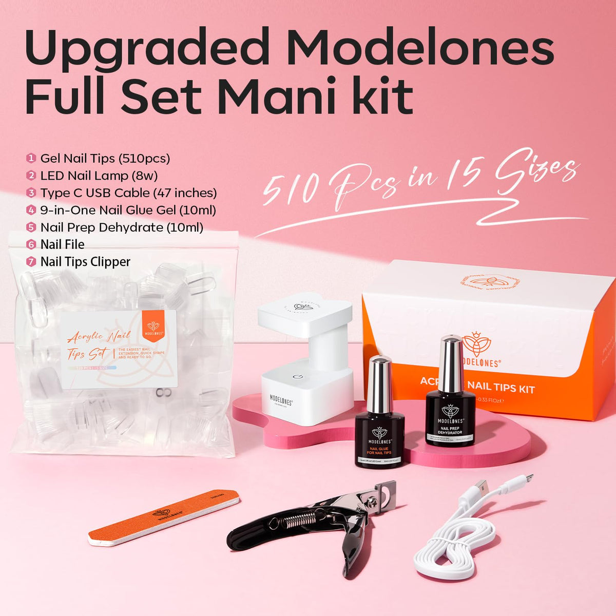 modelones Nail Dehydrator bottle with label