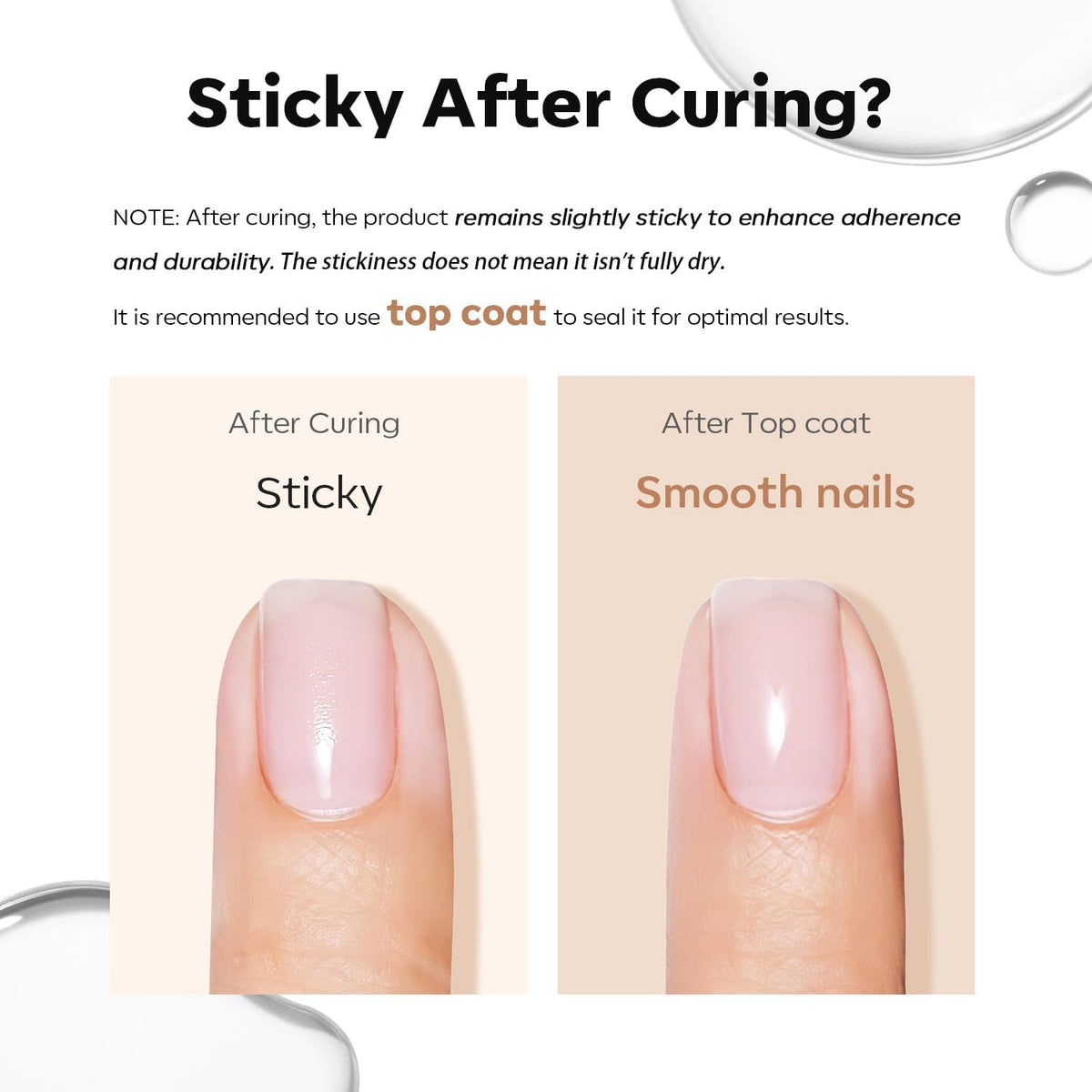 modelones nail gel application on nails