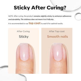 modelones nail gel application on nails