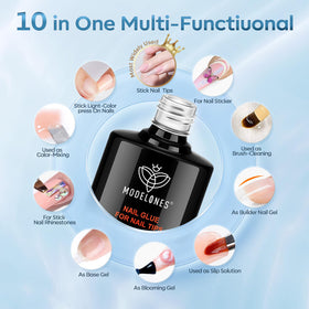 modelones Nail Gel Glue 15ml side view showing packaging details