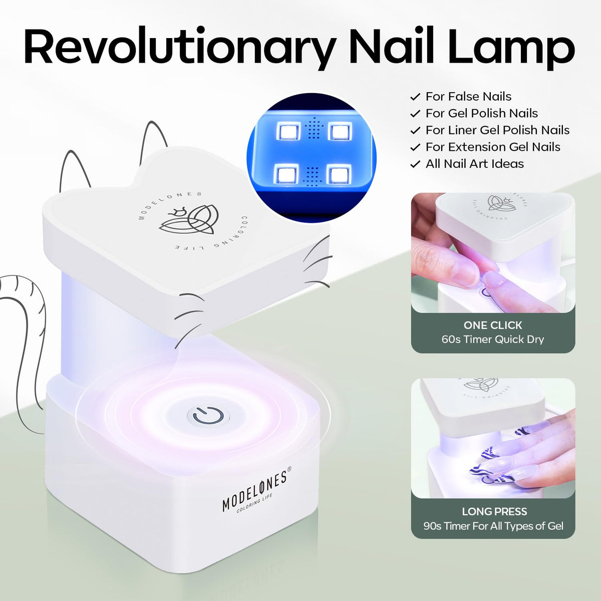 modelones Nail Gel Kit packaging