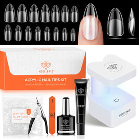 modelones Nail Gel Kit with solid glue and dehydrator front view