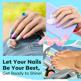 modelones nail polish application on nails