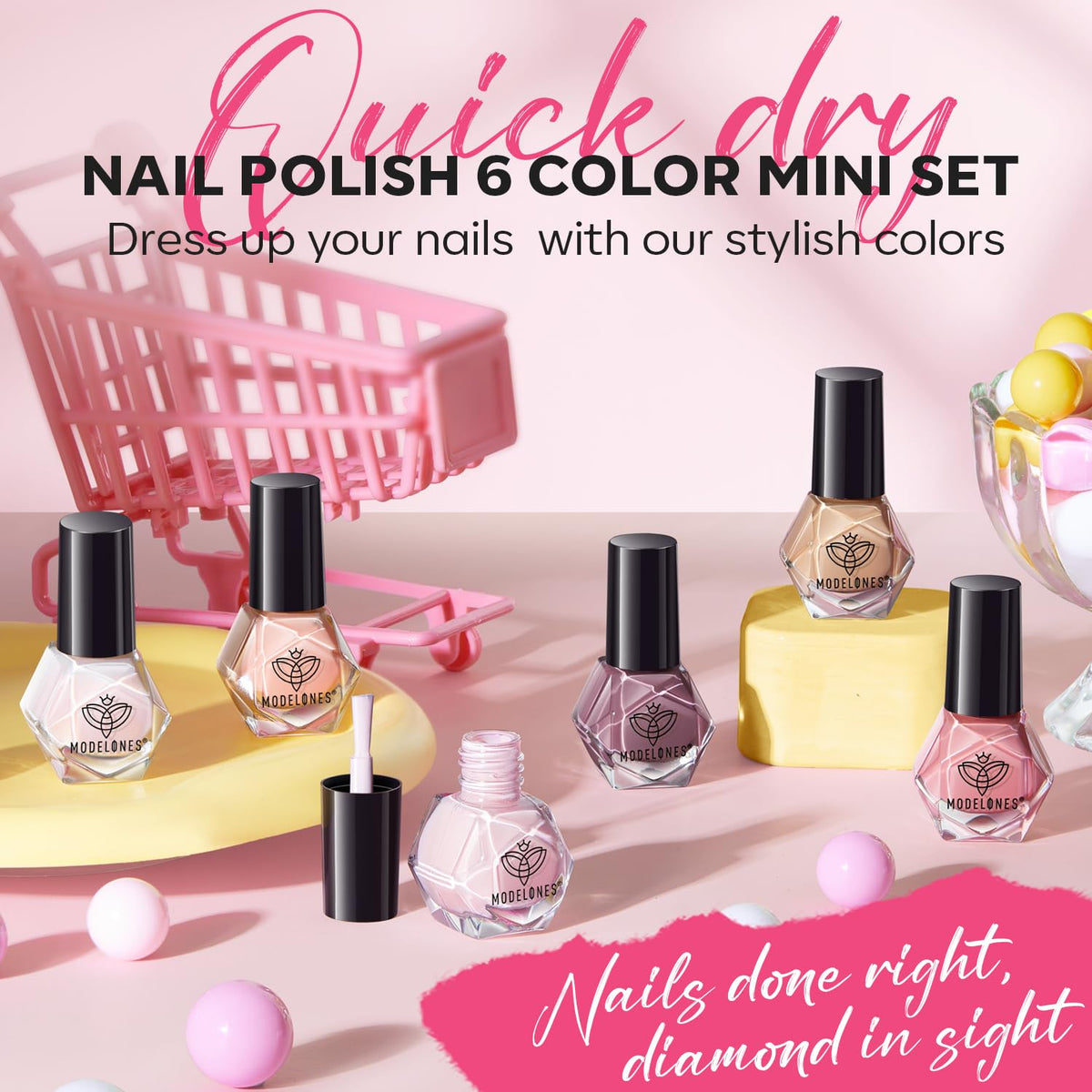 modelones nail polish bottle close-up