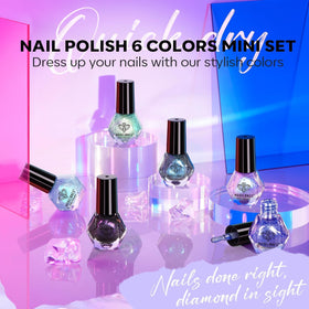 modelones nail polish in soft purple shade