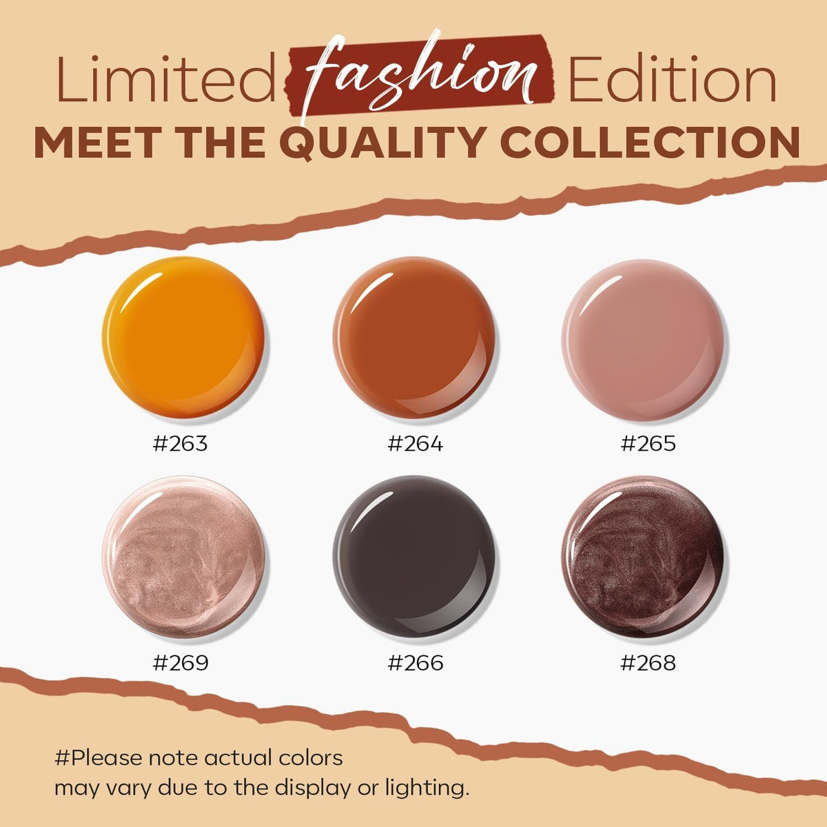 modelones Nail Polish Set 6 Colours in packaging