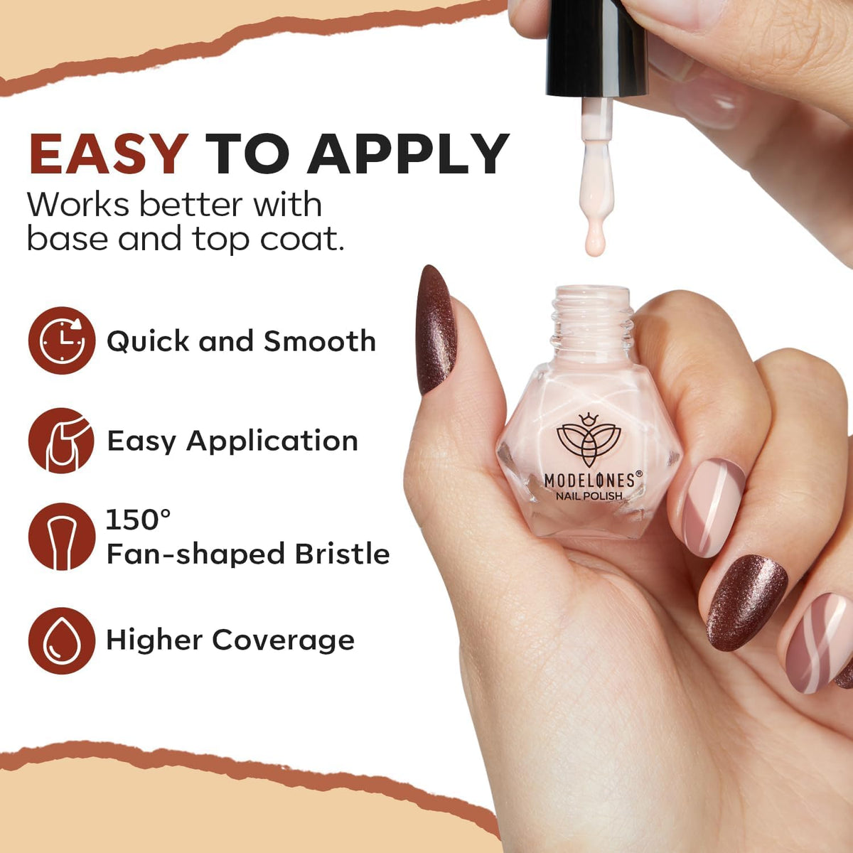modelones Nail Polish Set 6 Colours lifestyle scene
