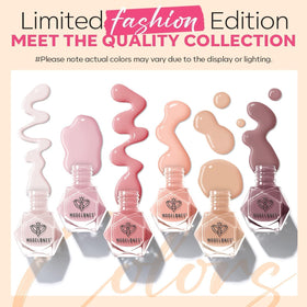 modelones nail polish set on a vanity table