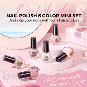 modelones Nail Polish Set showcasing six vibrant colours