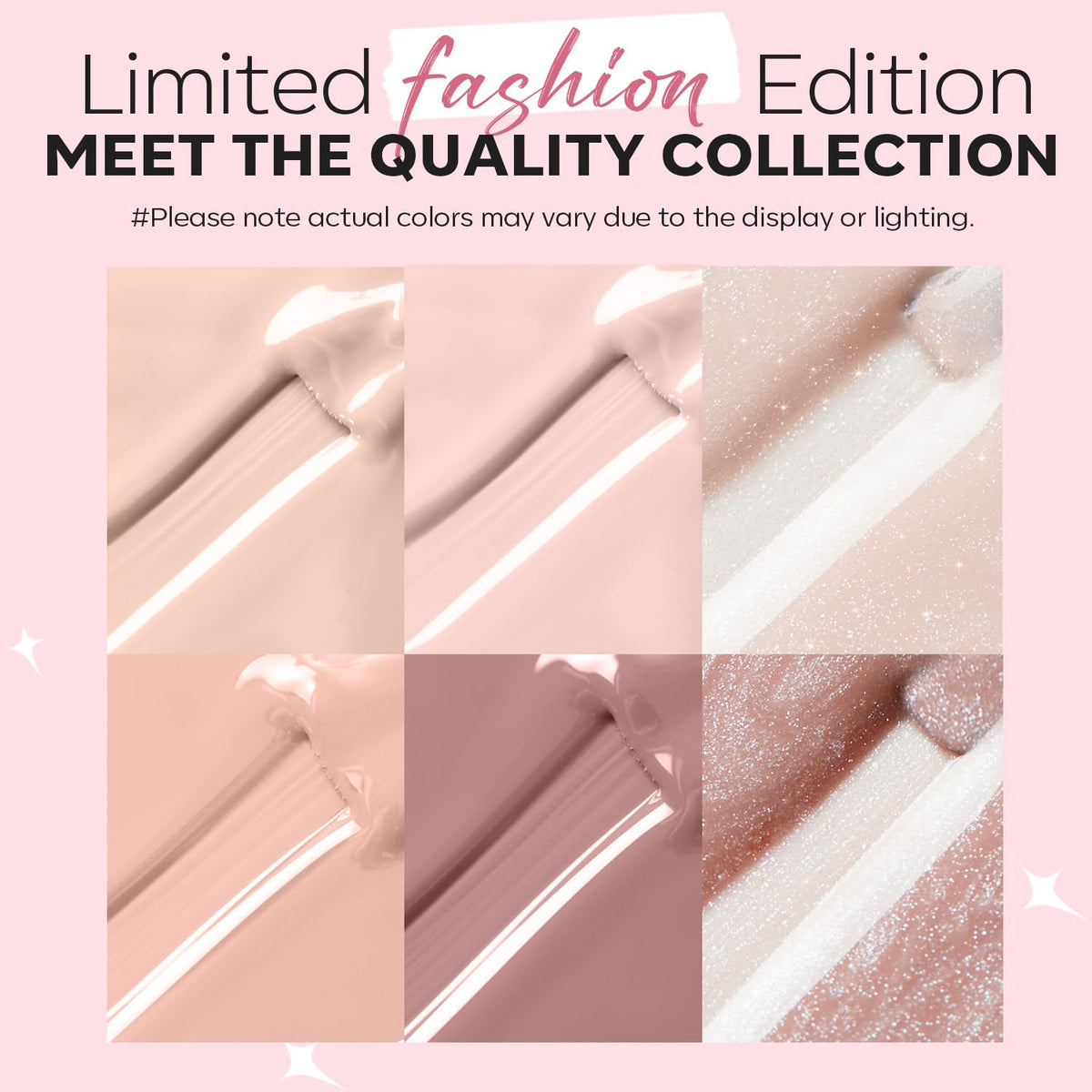 modelones Nail Polish Set showing bubble bath nude colour