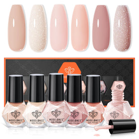modelones Nail Polish Set with 6 colours front view