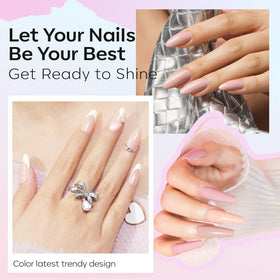 modelones Nail Polish Set with glitter finish