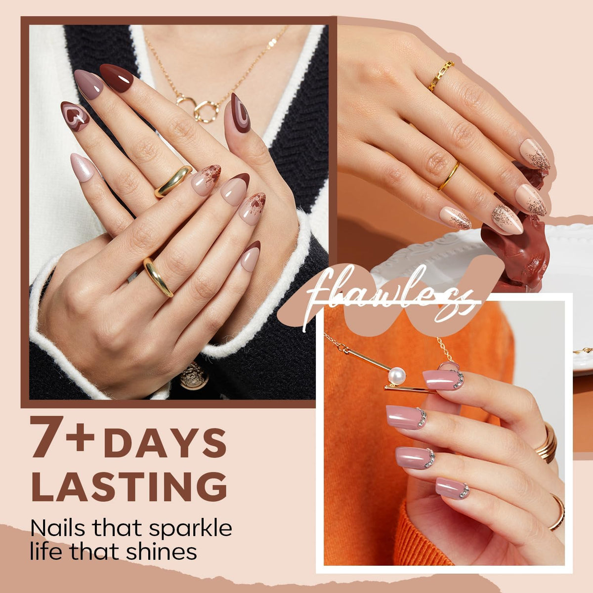 modelones nail polish showing wide brush for easy application