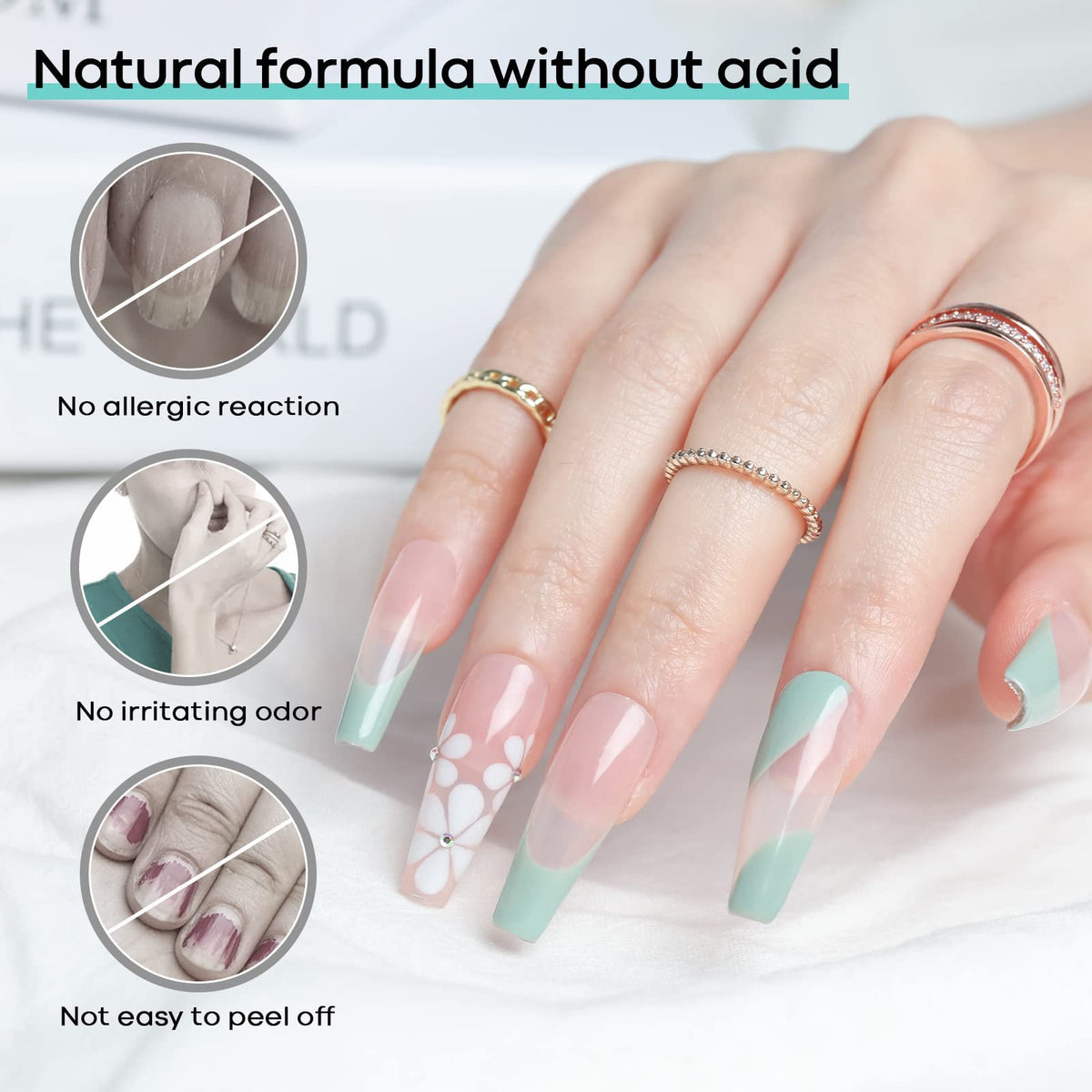 modelones Nail Primer applied on nails