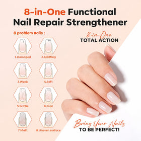 modelones Nail Strengthener and Growth bottle with applicator