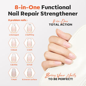 modelones Nail Strengthener and Growth nail polish bottle with label
