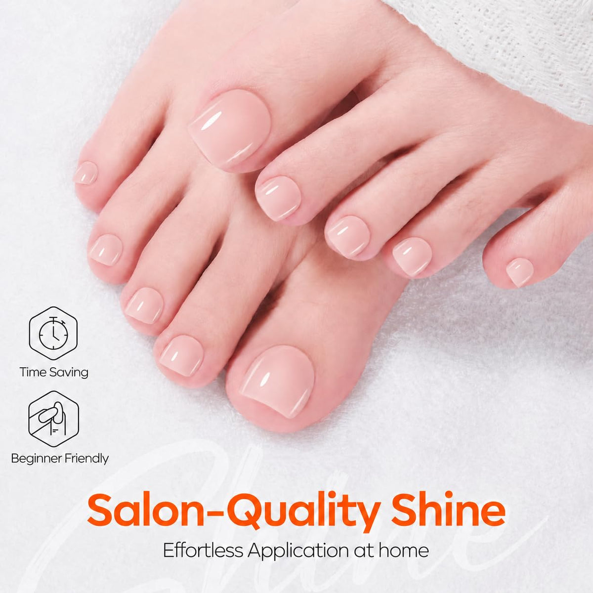 modelones Nail Strengthener and Growth Peachy Pink Nail Polish packaging