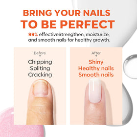 modelones Nail Strengthener and Growth polish with cuticle oil