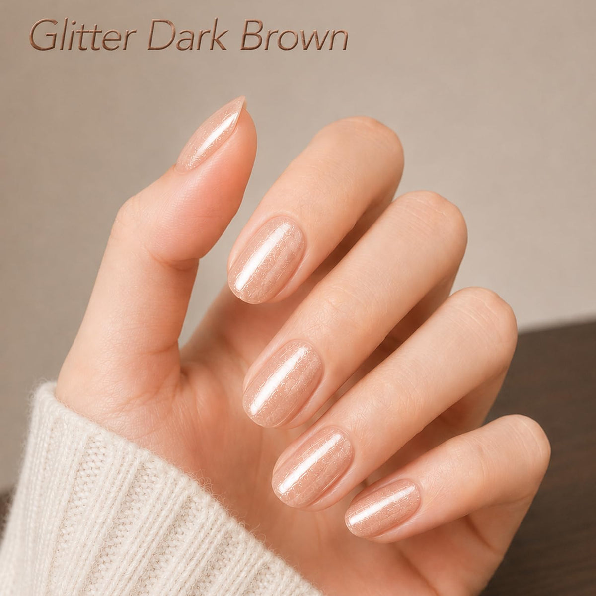 modelones Nail Strengthener applied on nails showing glossy finish