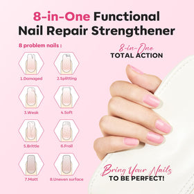 modelones Nail Strengthener bottle with applicator