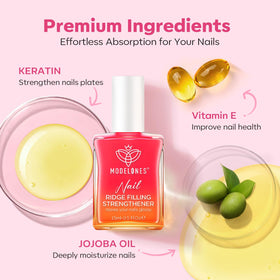 modelones Nail Strengthener in a beauty gift set