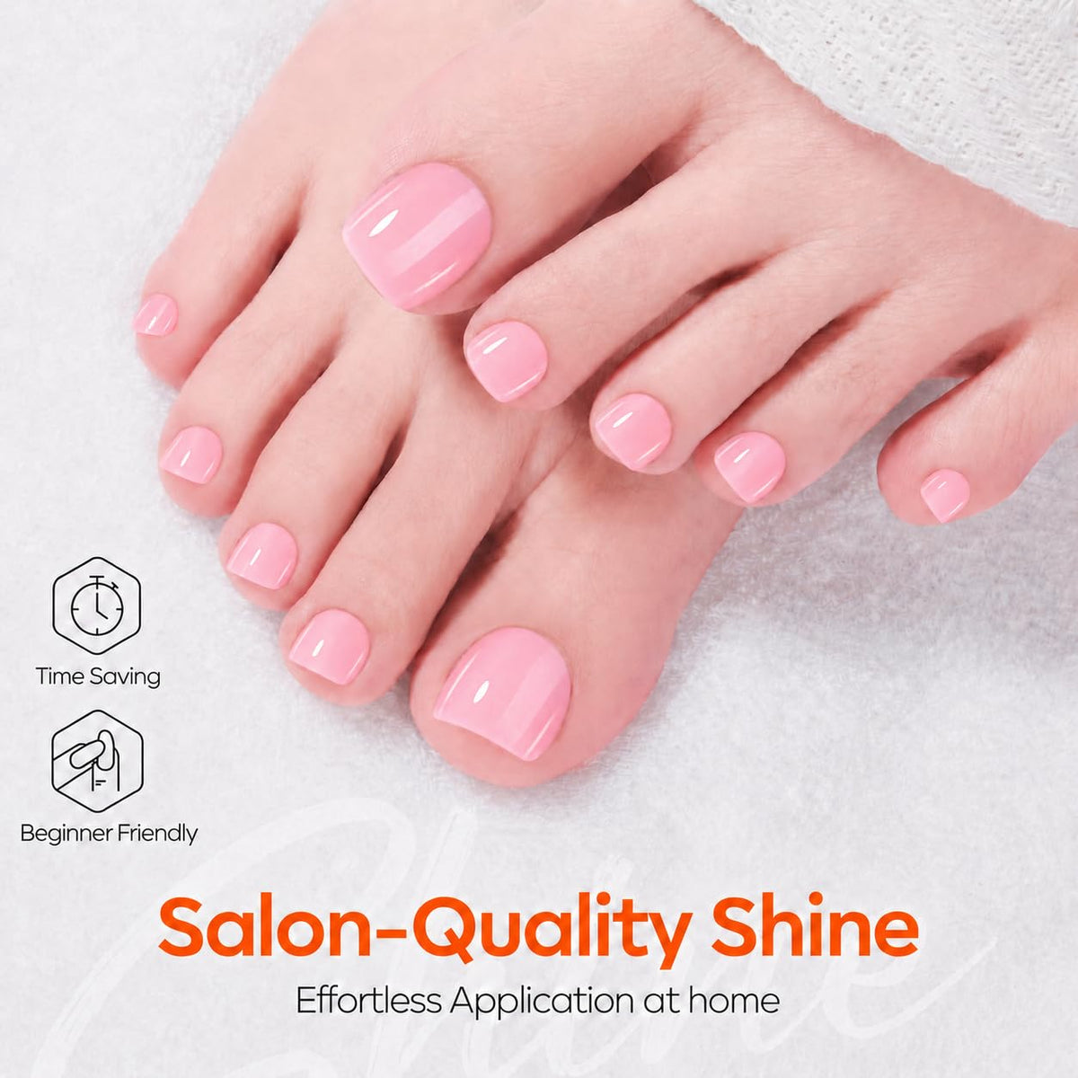 modelones Nail Strengthener showing glossy finish
