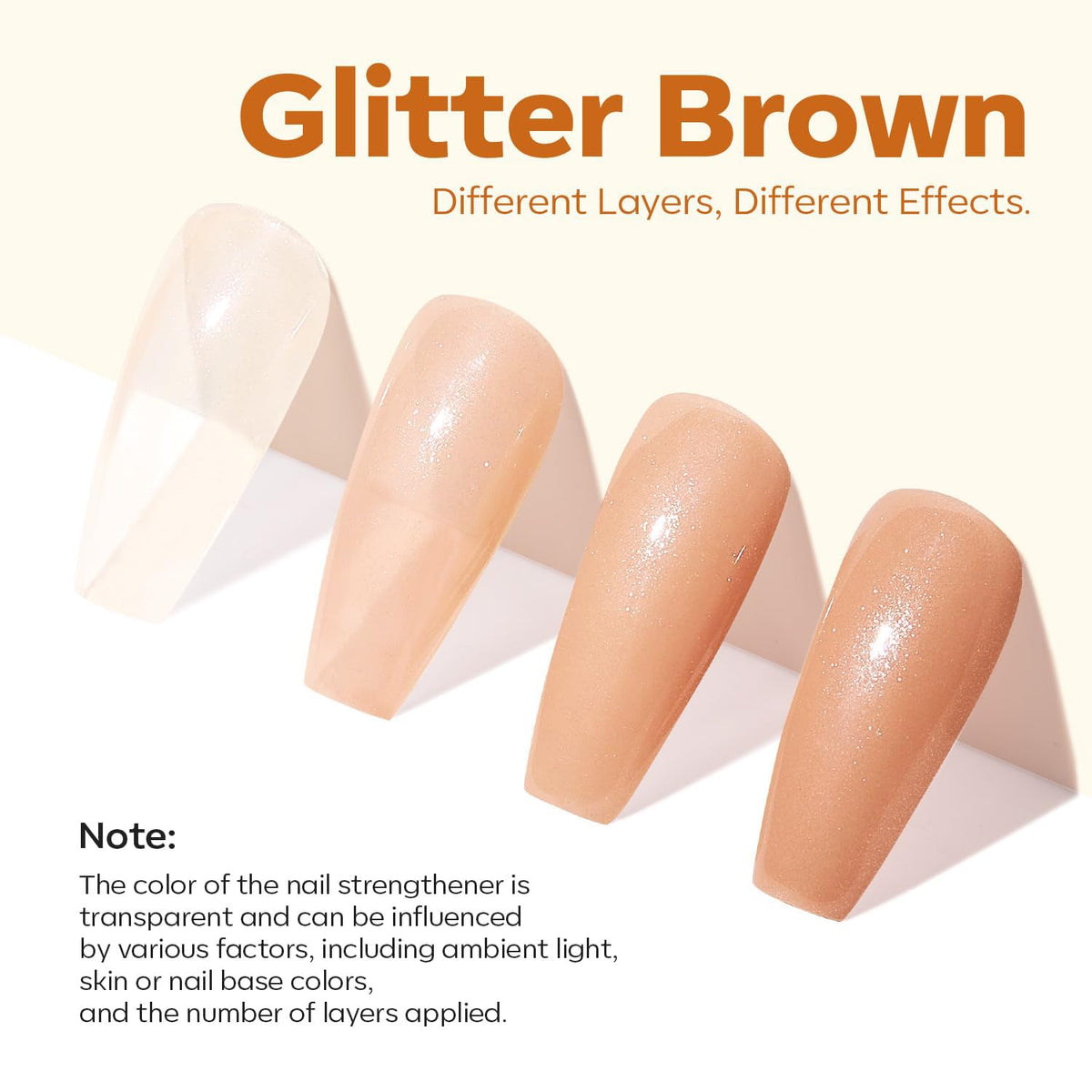 modelones Nail Strengthener with natural ingredients display