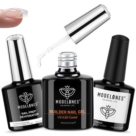 modelones Nail Thickening Solution Trio Set packaging front view