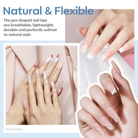 modelones Nail Tips Clipper and Nail File
