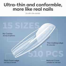 modelones nail tips clipper in the Gel Nail Kit
