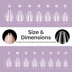 Modelones nail tips in packaging
