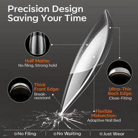 Modelones Nail Tips packaging with 360 pieces