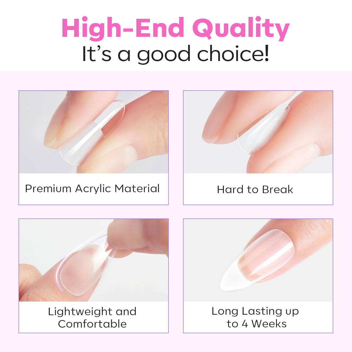 Modelones nail tips with gel polish application